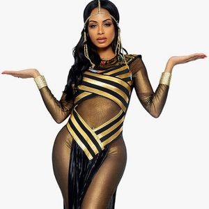 Like new Cleopatra costume, worn once with head piece.